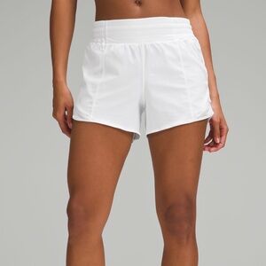 Lululemon Athletica White Athletic Shorts